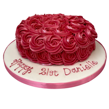 Load image into Gallery viewer, Rosette Celebration Cake 9" Round
