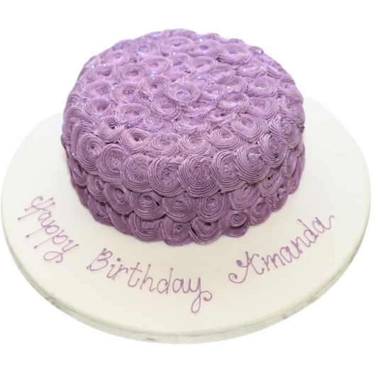 Rosette Celebration Cake 9" Round