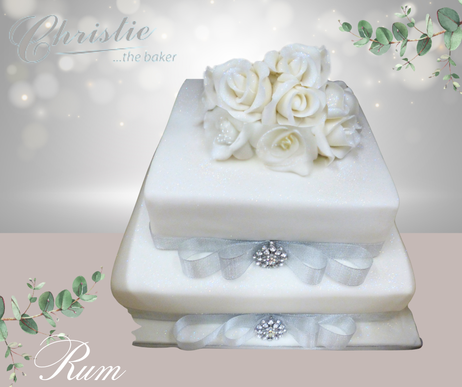 Rum Wedding Cake (GLUTEN FREE)
