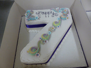 Number Celebration Cake