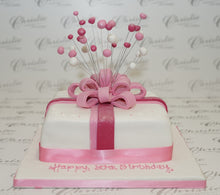 Load image into Gallery viewer, Parcel with Bow Celebration Cake