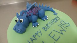 Upgrade Dragon Celebration Cake 9" round