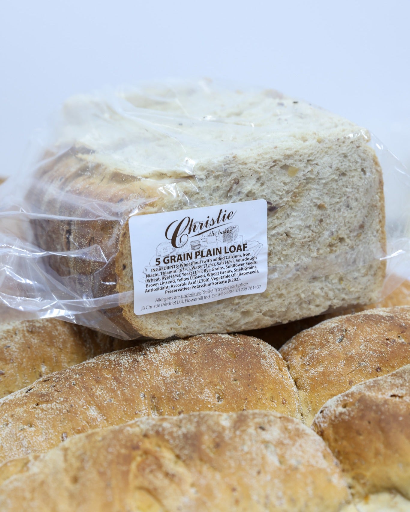 6 SLICED 5 GRAIN PLAIN LOAVES (FRESH) - UK DELIVERY ONLY