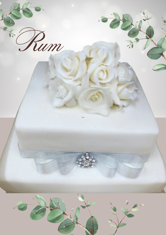 Rum Wedding Cake (GLUTEN FREE)