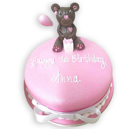 Teddy Bear Celebration Cake 9" round