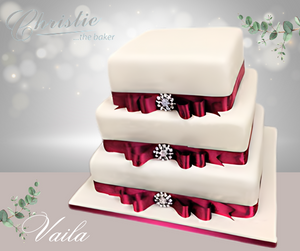 Vaila Wedding Cake (Gluten Free)