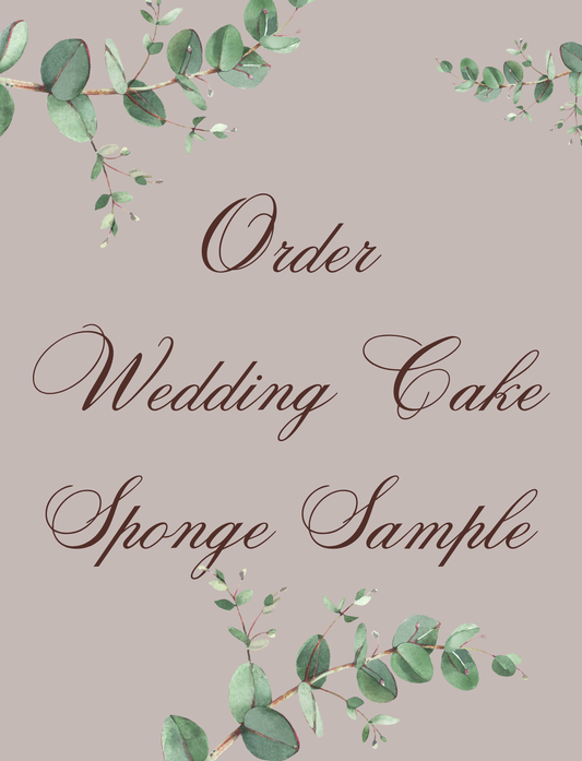 Wedding Cake Sponge Samples