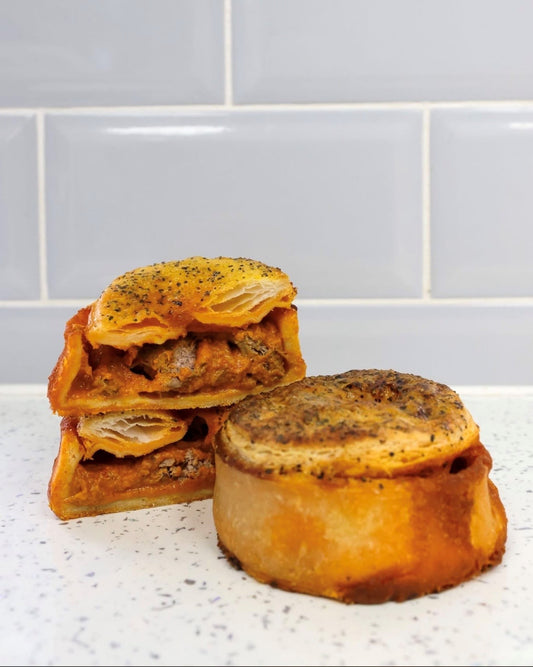 Beef Curry Pies x 16 - DELIVERY ONLY