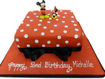 10" Square Mouse Character Celebration Cake