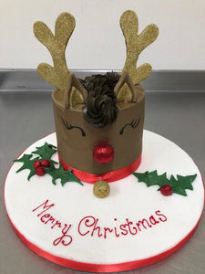 Christmas Reindeer Sponge Cake