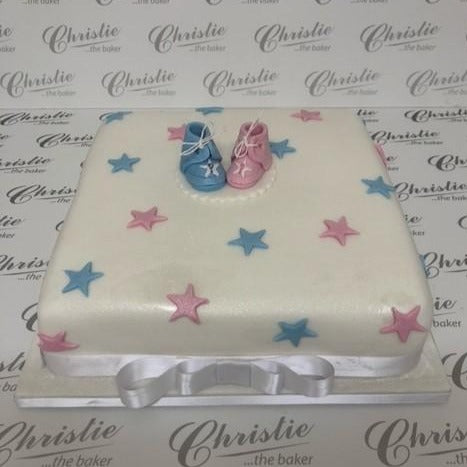 Gender Reveal Celebration Cake (8")