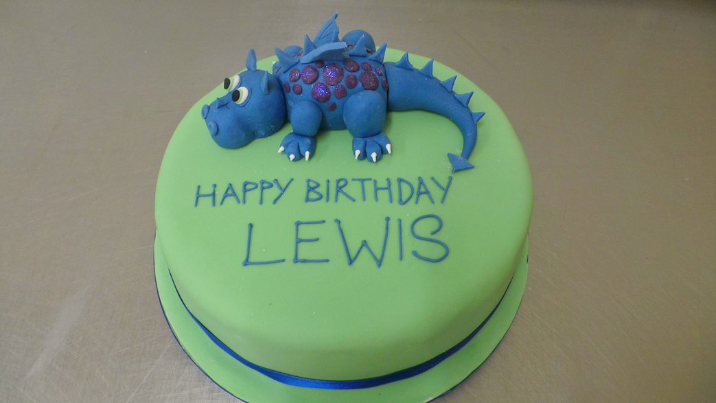 Upgrade Dragon Celebration Cake 9" round