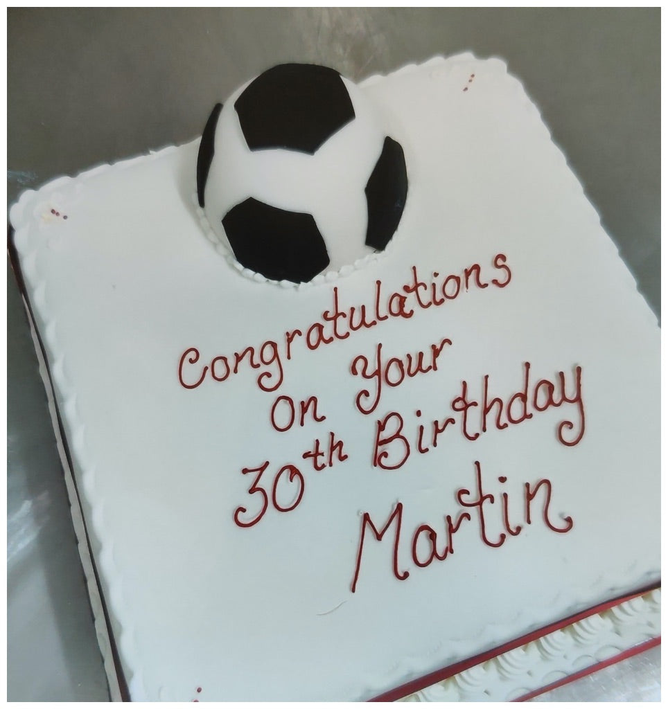 Football Celebration Cake (8")