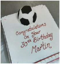Load image into Gallery viewer, Football Celebration Cake
