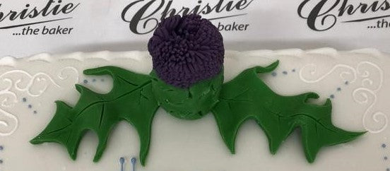 Large Thistle Upgrade on Thistle cake