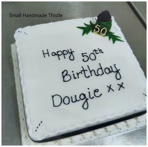 Thistle Celebration Cake