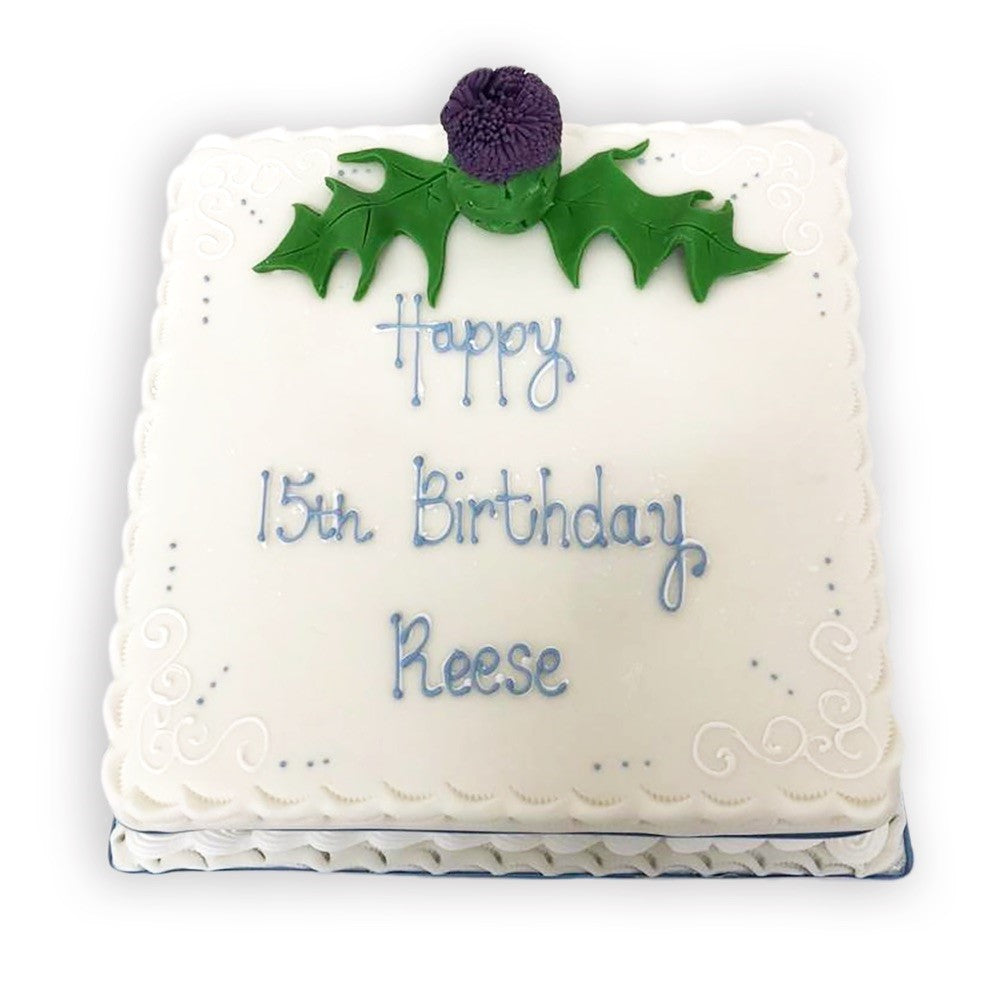 Thistle Celebration Cake